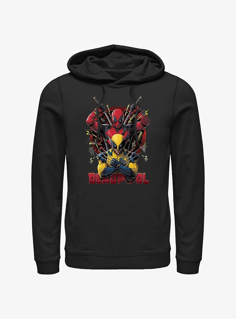 Marvel Deadpool & Wolverine Out Of Danger Hoodie