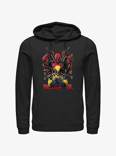 Marvel Deadpool & Wolverine Out Of Danger Hoodie