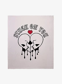 Stuck On You Throw Blanket