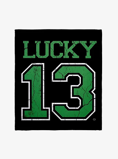 St. Patrick's Day Lucky 13 Throw Blanket