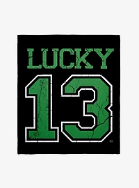 St. Patrick's Day Lucky 13 Throw Blanket
