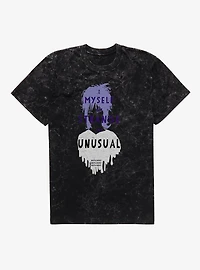 Beetlejuice I Myself Am Strange & Unusual Mineral Wash T-Shirt