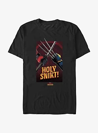 Marvel Deadpool & Wolverine Holy Snikt Poster T-Shirt