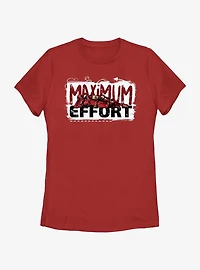 Marvel Deadpool & Wolverine Maximum Effort Womens T-Shirt
