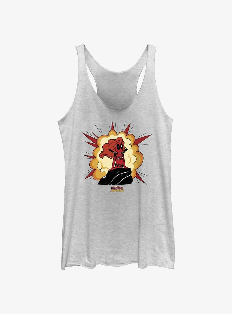 Marvel Deadpool & Wolverine Mermaid Womens Tank Top