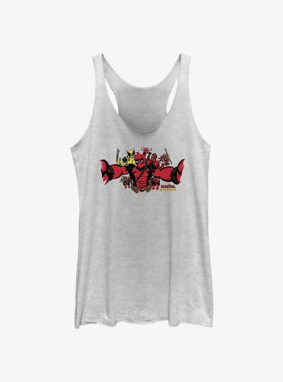Marvel Deadpool & Wolverine Selfie Womens Tank Top