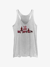 Marvel Deadpool & Wolverine Kidpool Babypool And Dogpool Womens Tank Top