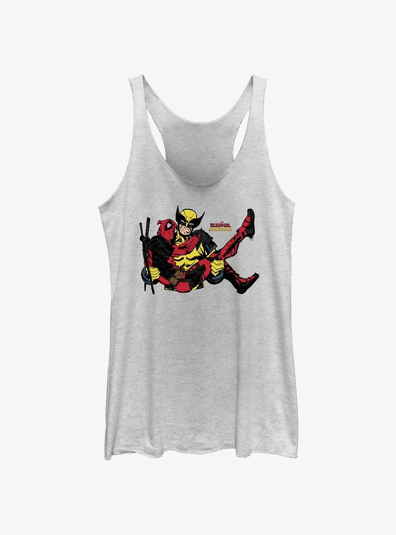Marvel Deadpool & Wolverine Damsel Womens Tank Top