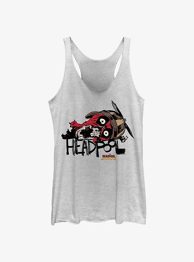 Marvel Deadpool & Wolverine Headpool Womens Tank Top