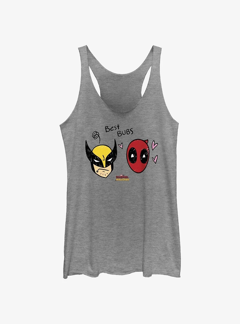 Marvel Deadpool & Wolverine Best Bubs Womens Tank Top