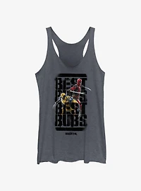 Marvel Deadpool & Wolverine Best Bubs Heroes Womens Tank Top
