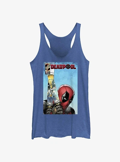 Marvel Deadpool & Wolverine Reflection The Swords Womens Tank Top