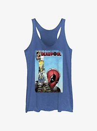 Marvel Deadpool & Wolverine Reflection The Swords Womens Tank Top