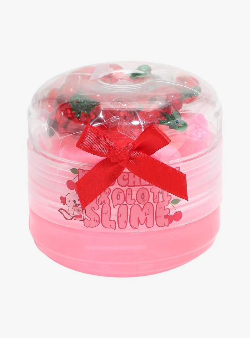 Cherry Axolotl Slime with Mix-Ins