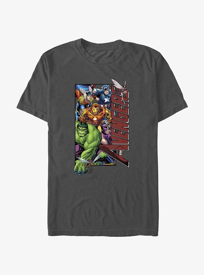 Marvel Avengers Heroes Stacked T-Shirt