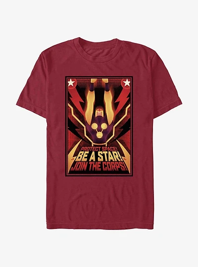 Marvel Nova Join The Corps Poster T-Shirt