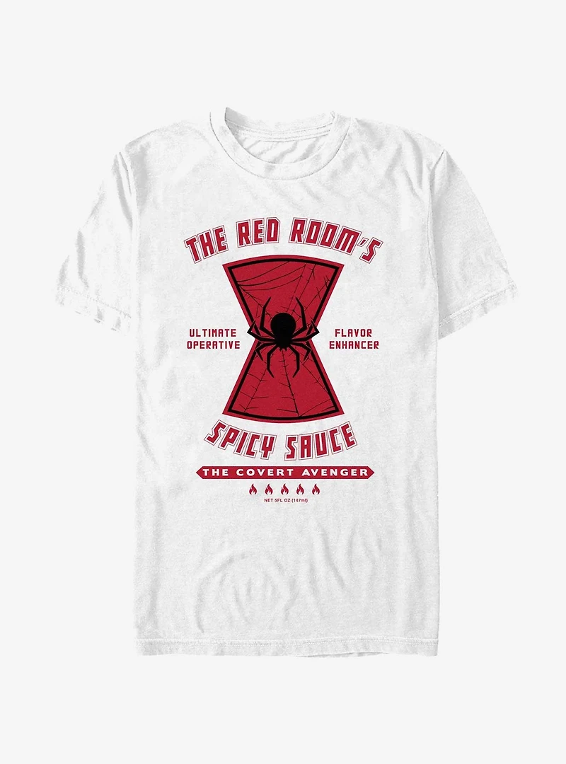 Marvel Black Widow Red Room Spicy Sauce T-Shirt