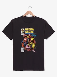 Marvel Avengers Battle Up Iron Man and Spider-Man T-Shirt
