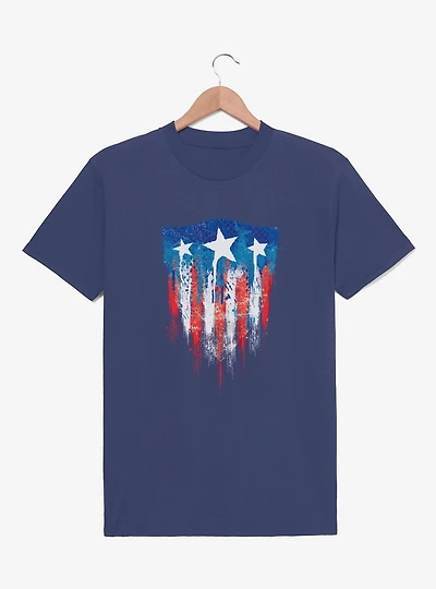 Marvel Captain America Dripping Cap T-Shirt
