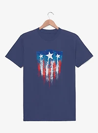 Marvel Captain America Dripping Cap T-Shirt