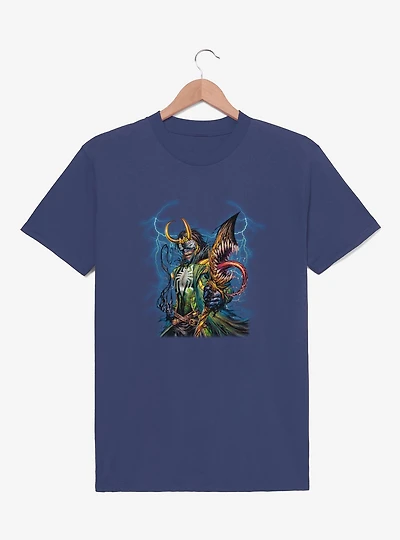Marvel Loki Venom Lightning T-Shirt