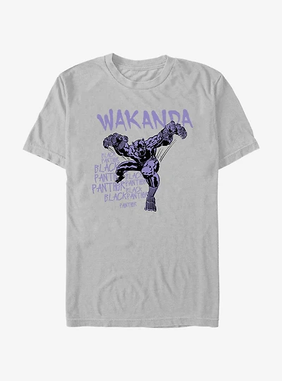 Marvel Black Panther For Wakanda T-Shirt
