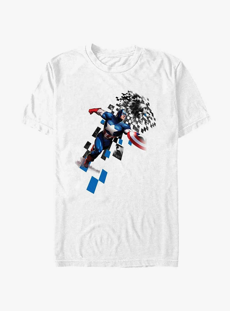 Marvel Captain America Checker Dash T-Shirt
