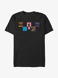 Marvel Logo Checkered T-Shirt