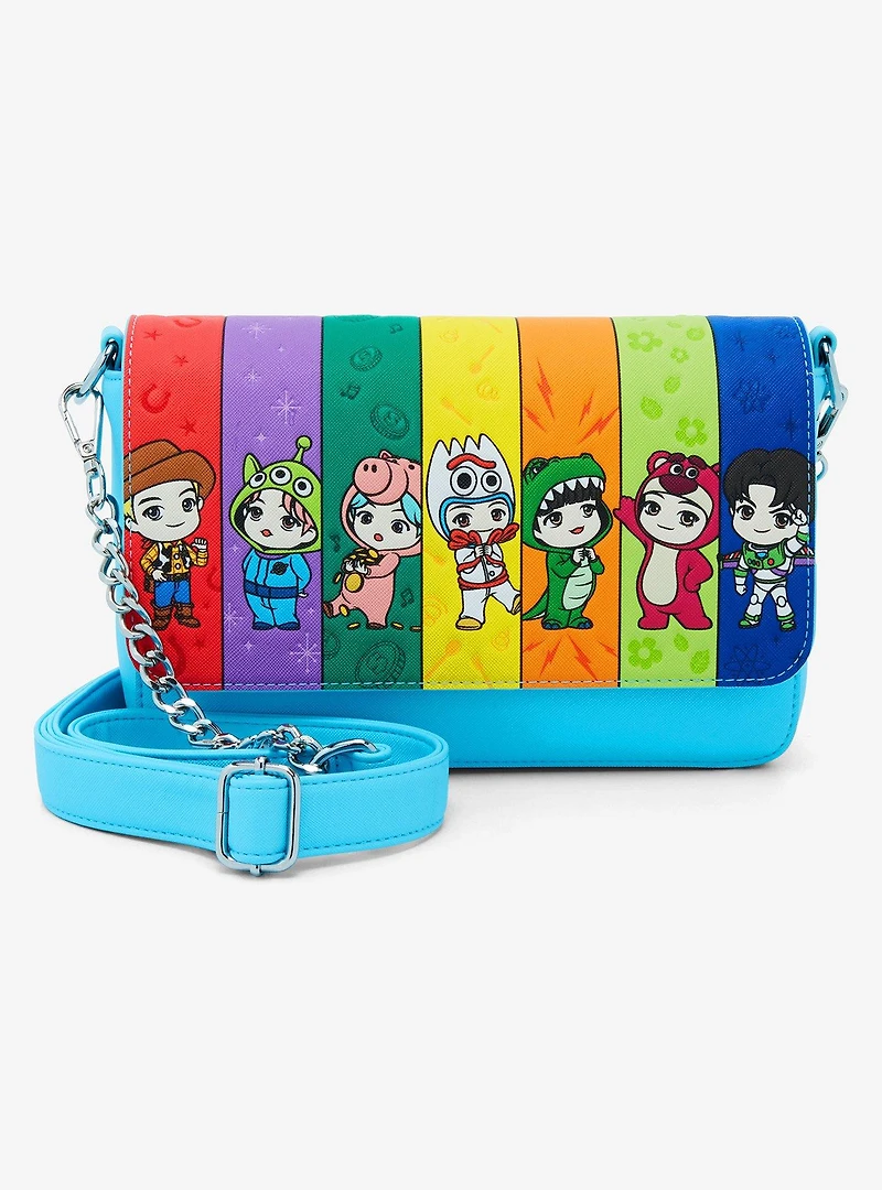 Loungefly Disney Pixar Toy Story x Tiny Tam Character Panel Portrait Crossbody Bag