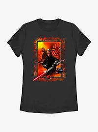 Star Wars Maul Frame Womens T-Shirt
