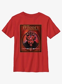 Star Wars Darth Maul Episode 1 Poster Youth T-Shirt