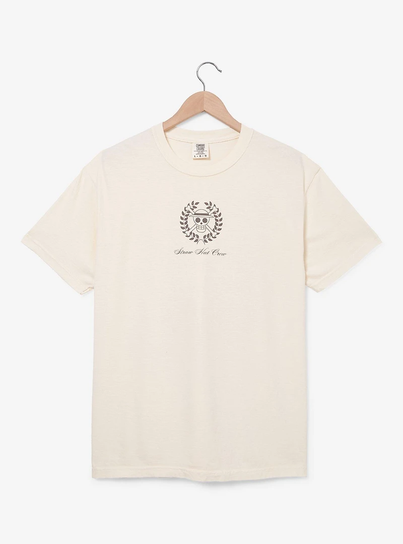 One Piece Straw Hat Crew Crest T-Shirt — BoxLunch Exclusive