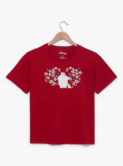 Disney Big Hero 6 Baymax Cherry Blossom Women's T-Shirt - BoxLunch Exclusive