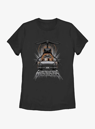 Ghostbusters Tall Dark and Horny at 12 o'clock Womens T-Shirt