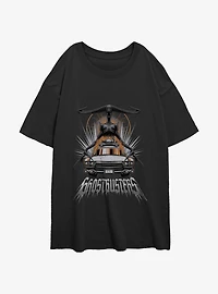 Ghostbusters Tall Dark and Horny at 12 o'clock Womens Oversized T-Shirt