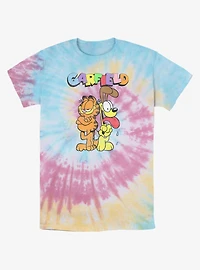 Garfield Best Buds & Odie Tie-Dye T-Shirt