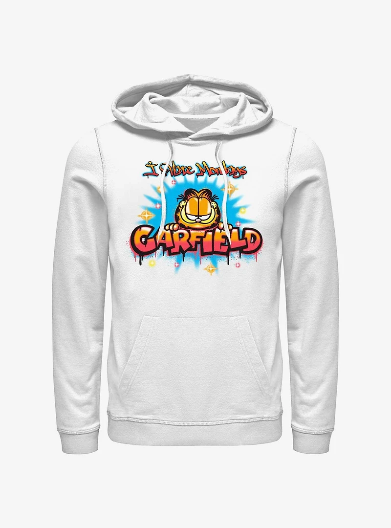 Garfield Airbrushed I Hate Mondays Hoodie