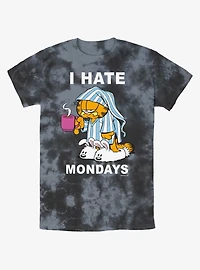Garfield I Hate Mondays Tie-Dye T-Shirt