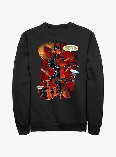 Marvel Deadpool Lady Pool Cover Candy Sweatshirt