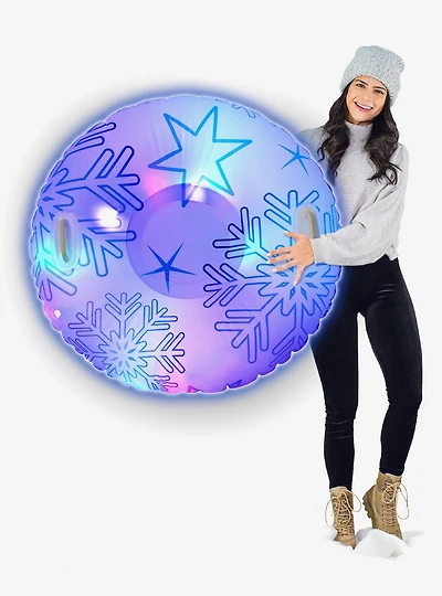 LED Snowflakes 46" Snow Tube