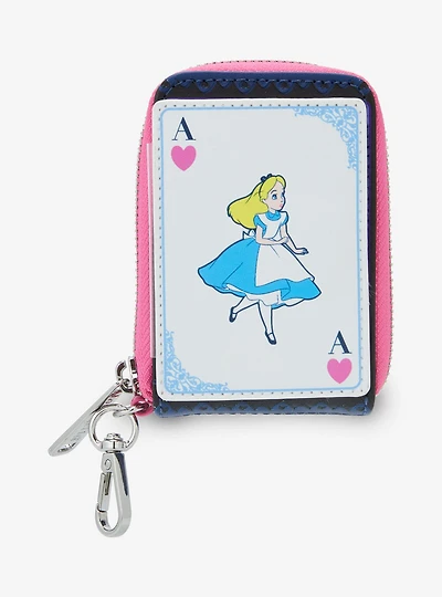 Loungefly Disney Alice in Wonderland Playing Card Accordion Wallet - BoxLunch Exclusive