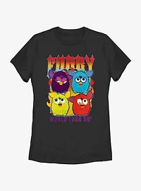 Furby Rock Band Womens T-Shirt