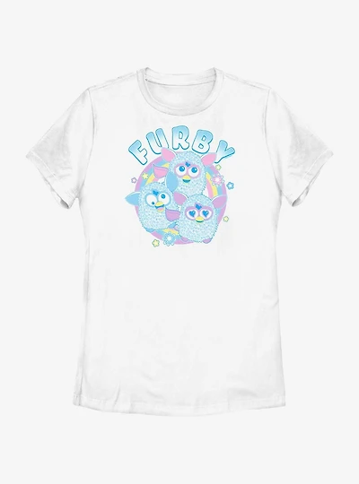Furby Rainbow Womens T-Shirt