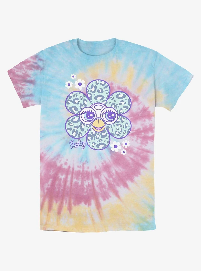 Furby Flower Face Tie-Dye T-Shirt