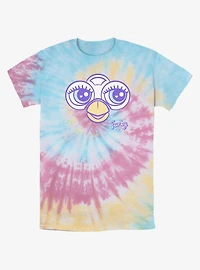 Furby Big Cute Face Tie-Dye T-Shirt