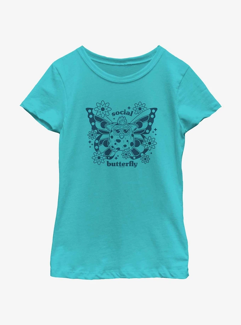Furby Social Butterfly Girls Youth T-Shirt