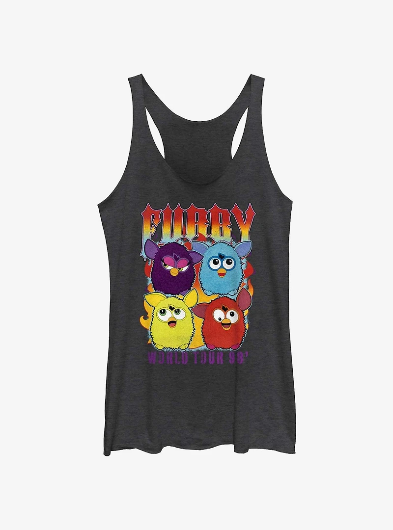 Furby Rock Band Womens Tank Top