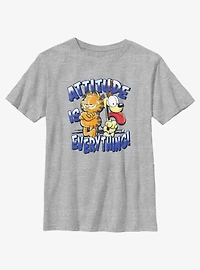 Garfield Attitude Is Everything & Odie Youth T-Shirt