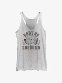 Garfield Body By Lasagna Womens Tank Top
