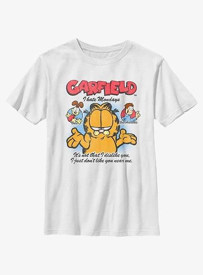 Garfield Don't Like You Near Me Youth T-Shirt